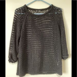 Black top shop knit sweater